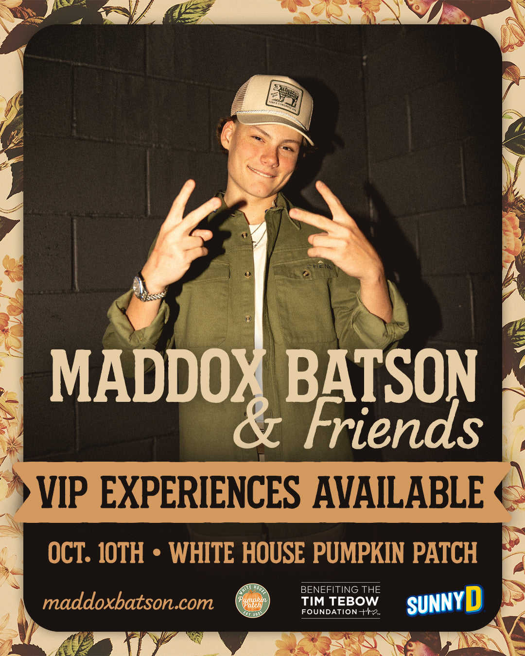 Maddox Batson Meet & Greet - White House Pumpkin Patch 10/10