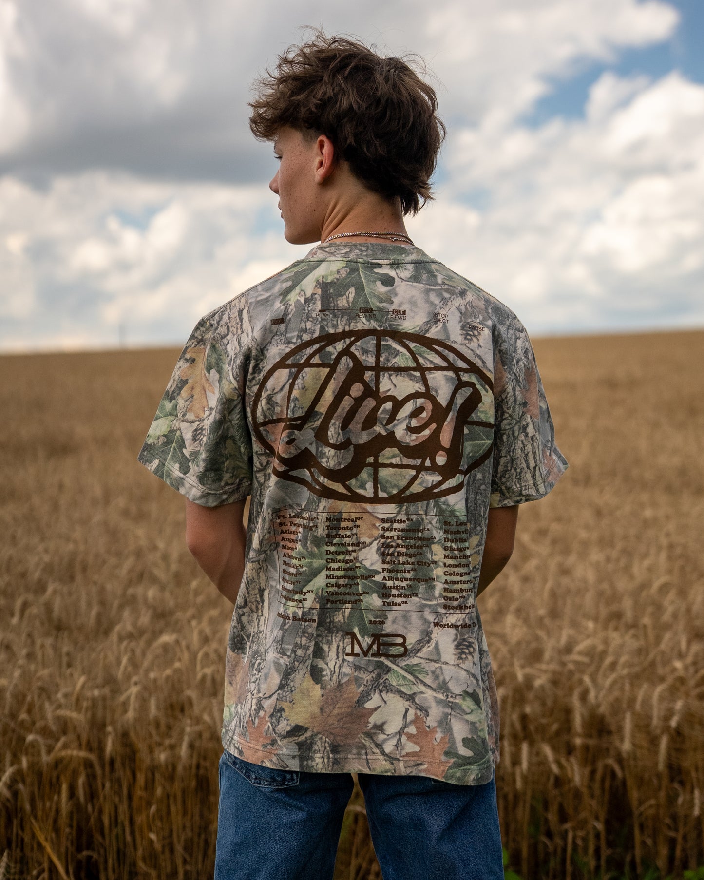 MB Live! Worldwide Tour Tee (Camo)