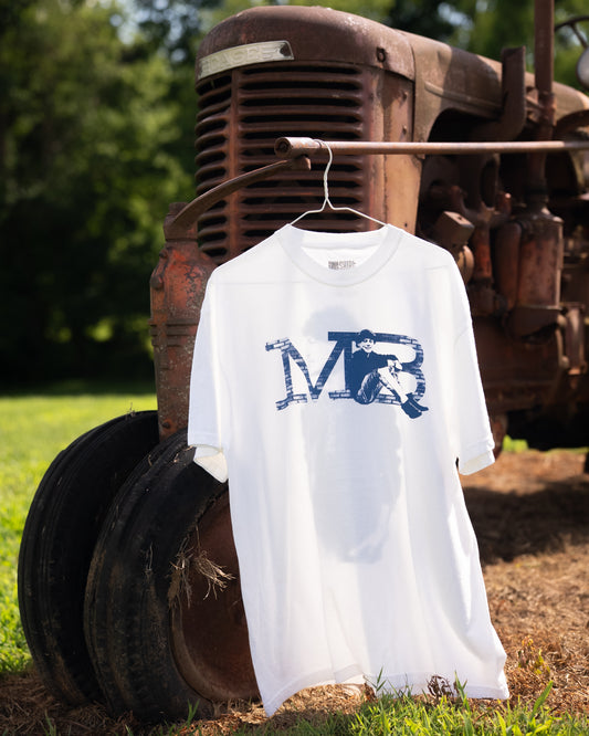 MB Brick Photo T-Shirt (White/Blue)