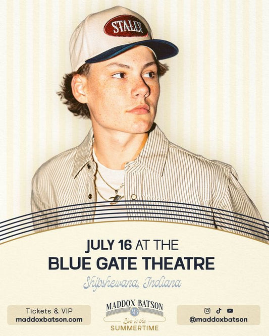 Maddox Batson Live in the Summertime Tour Meet & Greet - 7/16 (Shipshewana, IN)