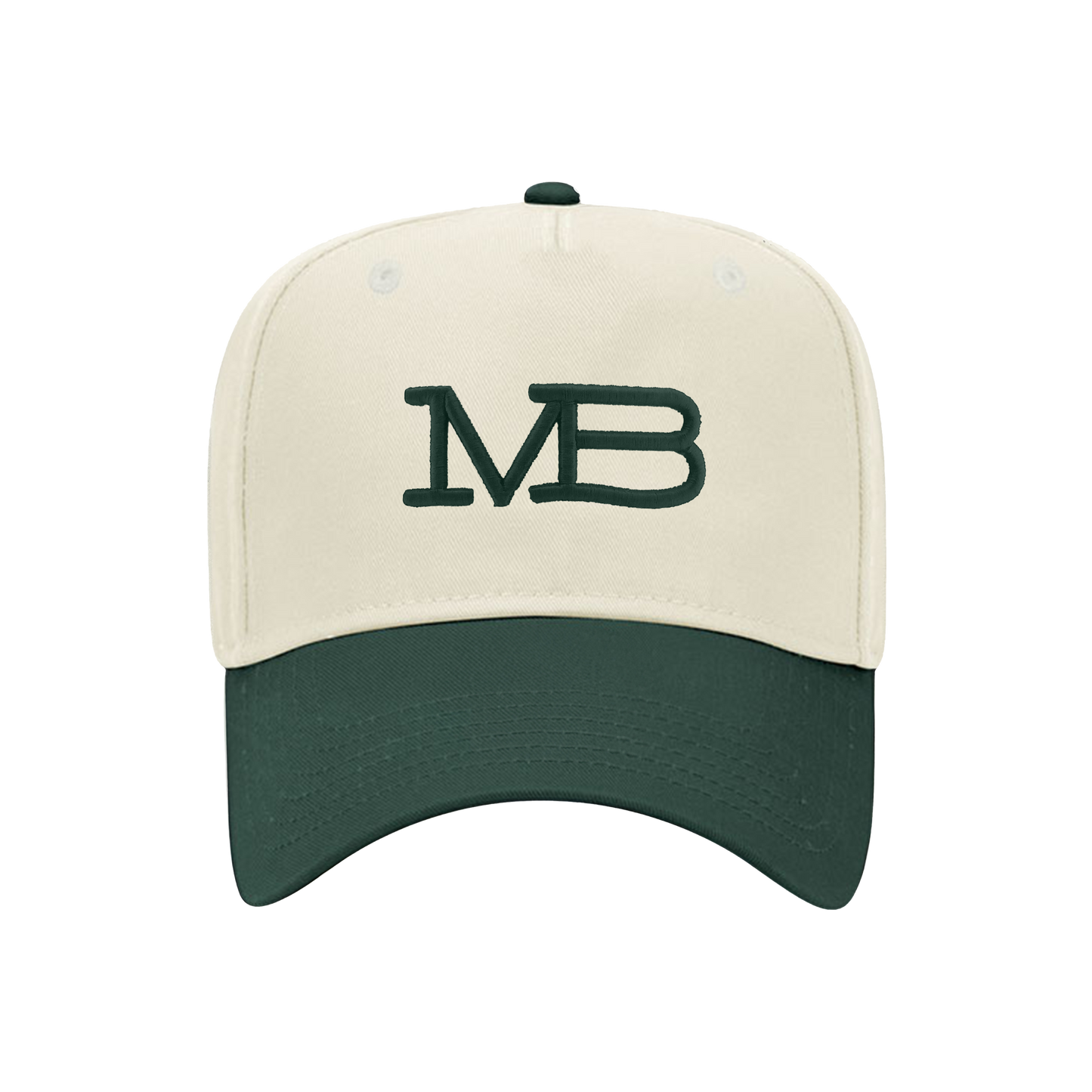 MB LOGO SNAPBACK (CREAM/GREEN) E-COMM EXCLUSIVE